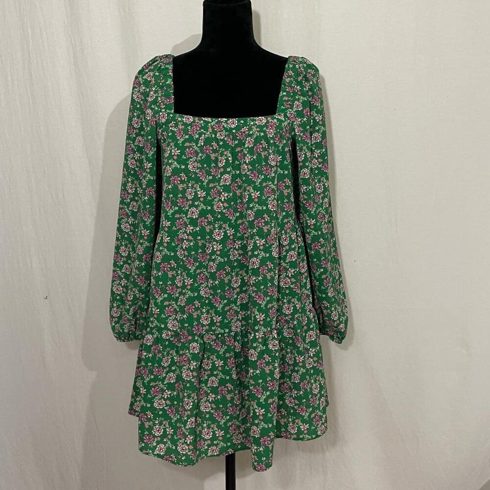 ASOS Floral Babydoll Mini Dress